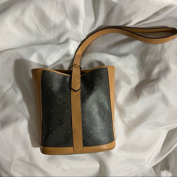 vintage MARK CROSS sling strap BUCKET BAG - Picture 11 of 12